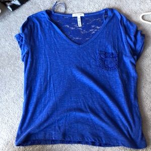 Blue lace Aeropostale shirt